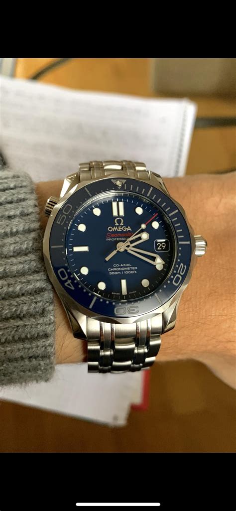 omega seamaster diver 300 36.25mm on 7 wrist|Omega Seamaster 300m pre owned.